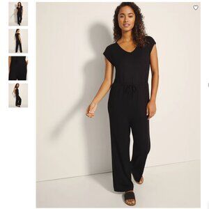 NWT Soma French Terry Wide-Leg Jumpsuit - L
